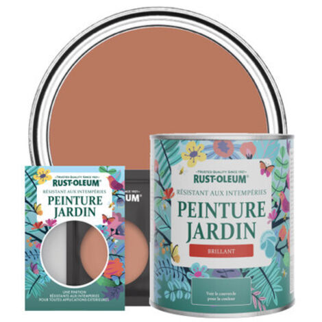Peinture Jardin, Finition Brillante - Sienne