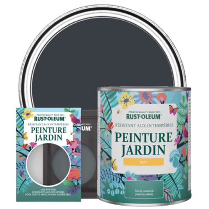 Peinture Jardin, Finition Mat - Anthracite (Ral 7016)