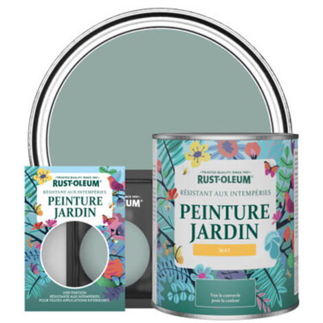 Peinture Jardin, Finition Mat - Bleu Gris