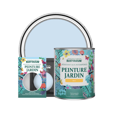 Peinture Jardin, Finition Mat - Bleu Poudré
