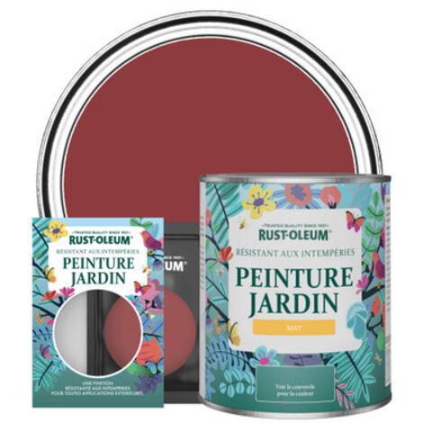 Peinture Jardin, Finition Mat - Bordeaux