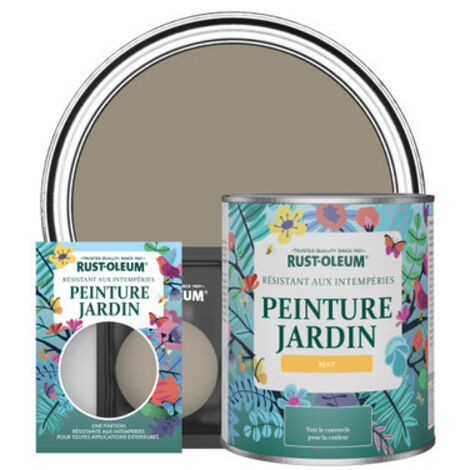Peinture Jardin, Finition Mat - Cacao