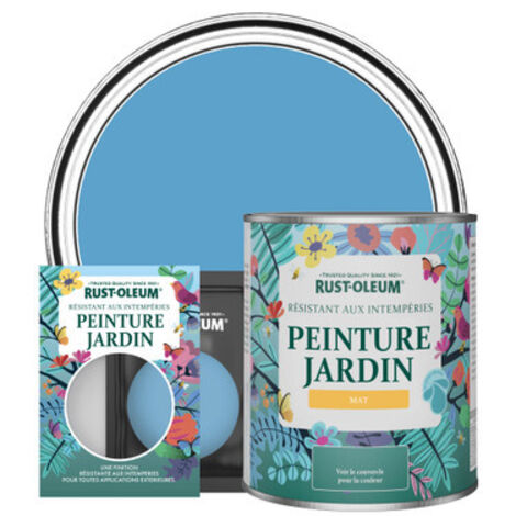 Peinture Jardin, Finition Mat - Céruléen