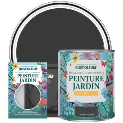Peinture Jardin, Finition Mat - Charbon Naturel