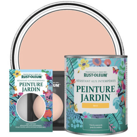 Peinture Jardin, Finition Mat - Corail