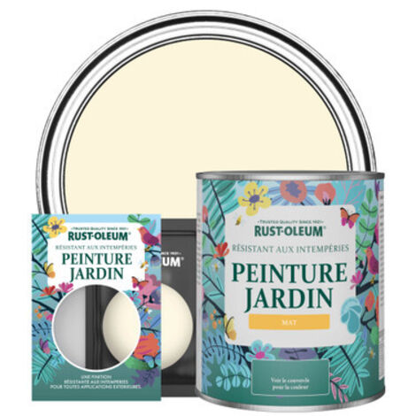 Peinture Jardin, Finition Mat - Crème Fouettée