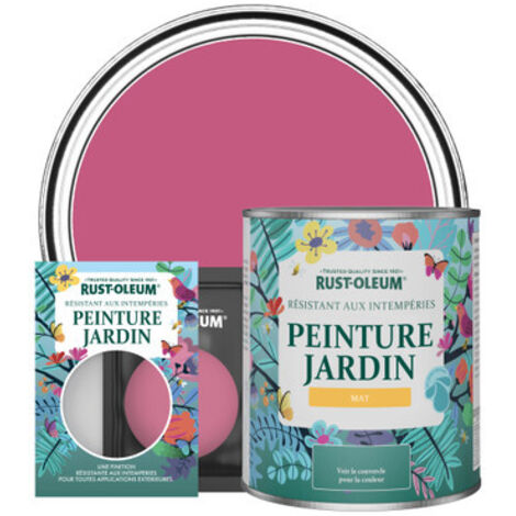 Peinture Jardin, Finition Mat- Framboise