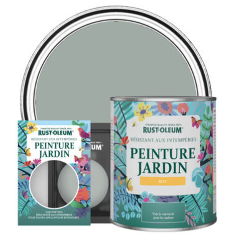 Peinture Jardin, Finition Mat - Gris Urbain