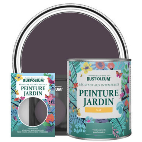 Peinture Jardin, Finition Mat - Jus de raisin