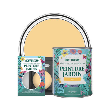 Peinture Jardin , Finition Mat- Moutarde