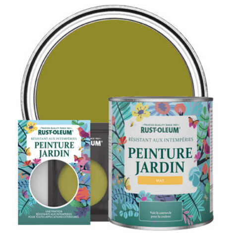 Peinture Jardin, Finition Mat - Olive marinée