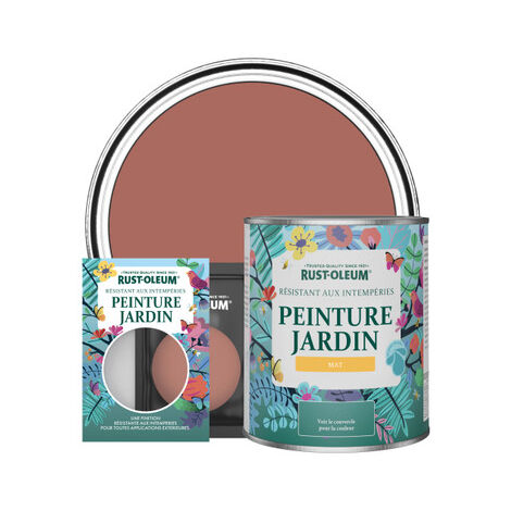 Peinture Jardin, Finition Mat - Saumon