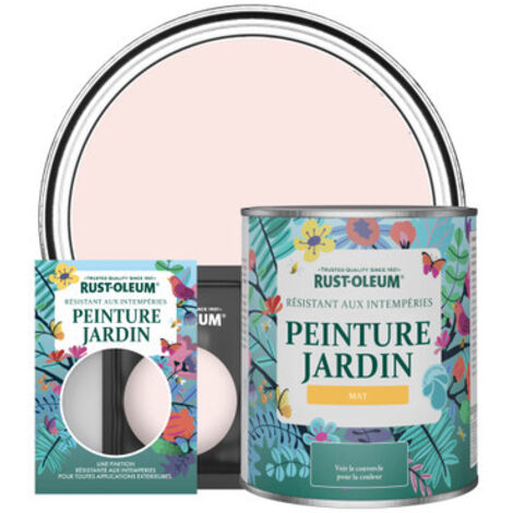 Peinture Jardin, Finition Mat - Vanille Fraise