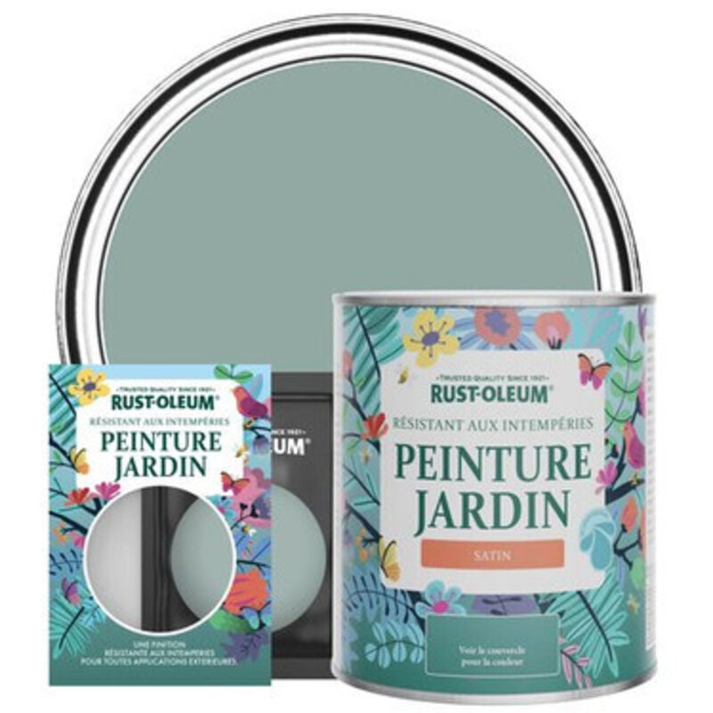 Peinture Jardin, Finition Satinée - Bleu Gris