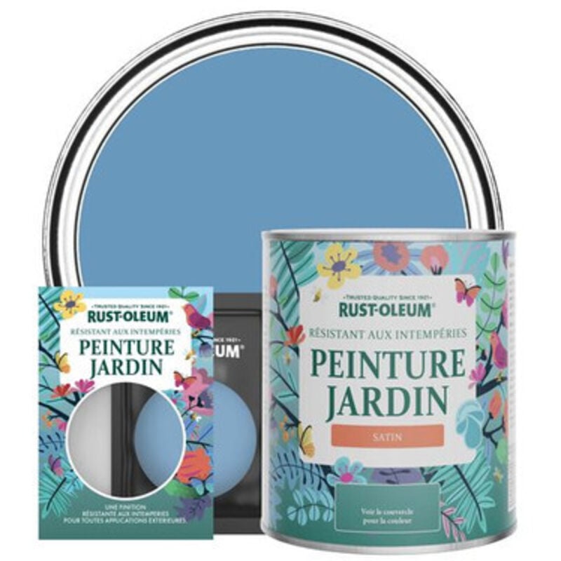 Peinture Jardin, Finition Satinée - Bleuet