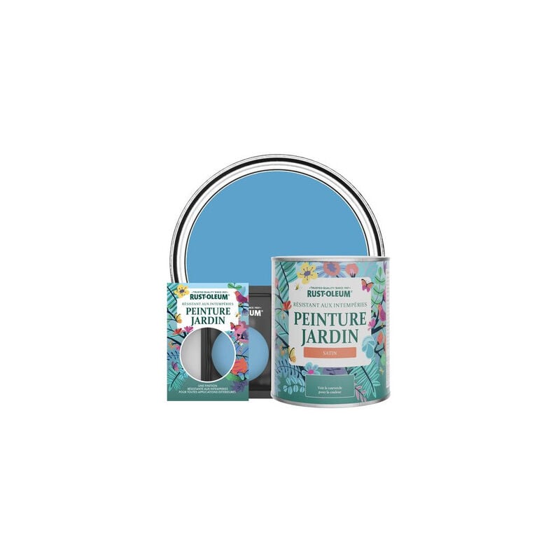 Peinture Jardin, Finition Satinée - Céruléen