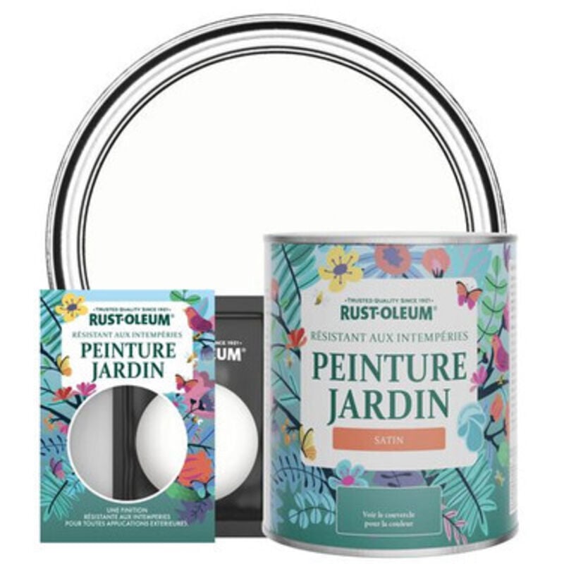 Peinture Jardin, Finition Satinée - Craie Blanche