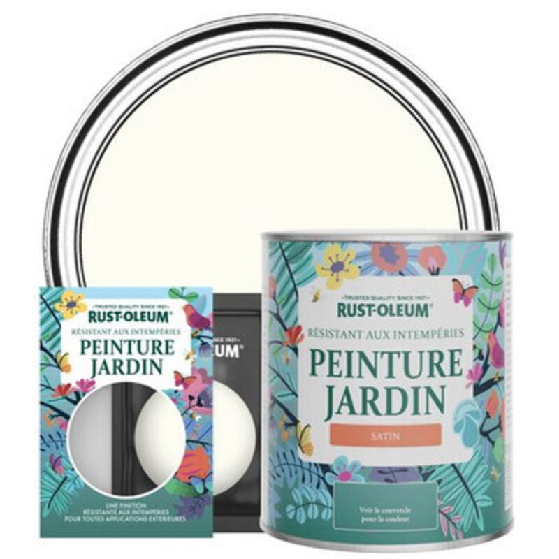 Peinture Jardin, Finition Satinée - Blanc Antique