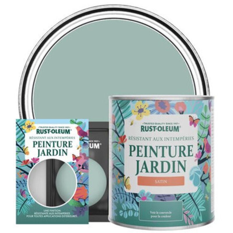 Peinture Jardin, Finition Satinée - Bleu littoral