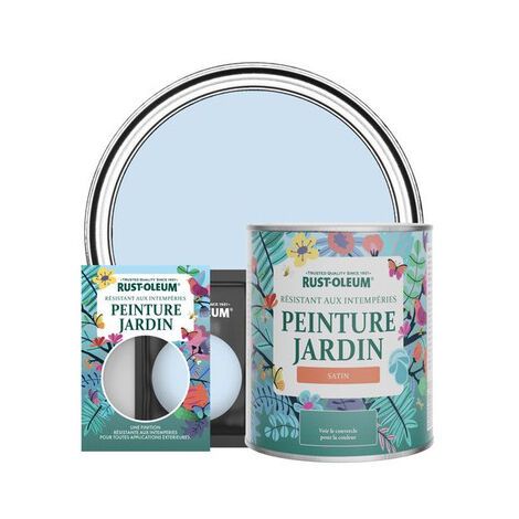Peinture Jardin, Finition Satinée - Bleu Poudré