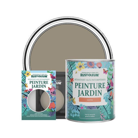 Peinture Jardin, Finition Satinée - Cacao