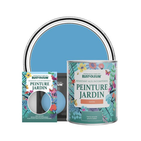 Peinture Jardin, Finition Satinée - Céruléen