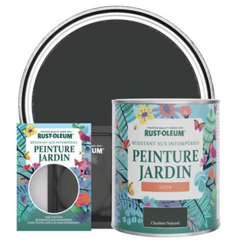 Peinture Jardin, Finition Satinée - Charbon Naturel