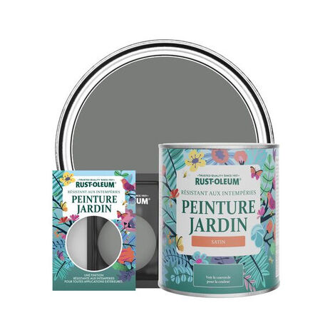 Peinture Jardin, Finition Satinée - Gris Ombre