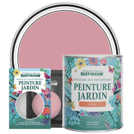 Peinture Jardin, Finition Satinée - Rose Antique