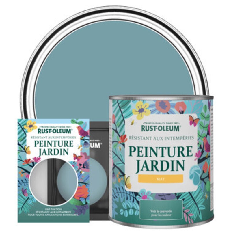 Peinture Jardin, Finition Mat - Océan