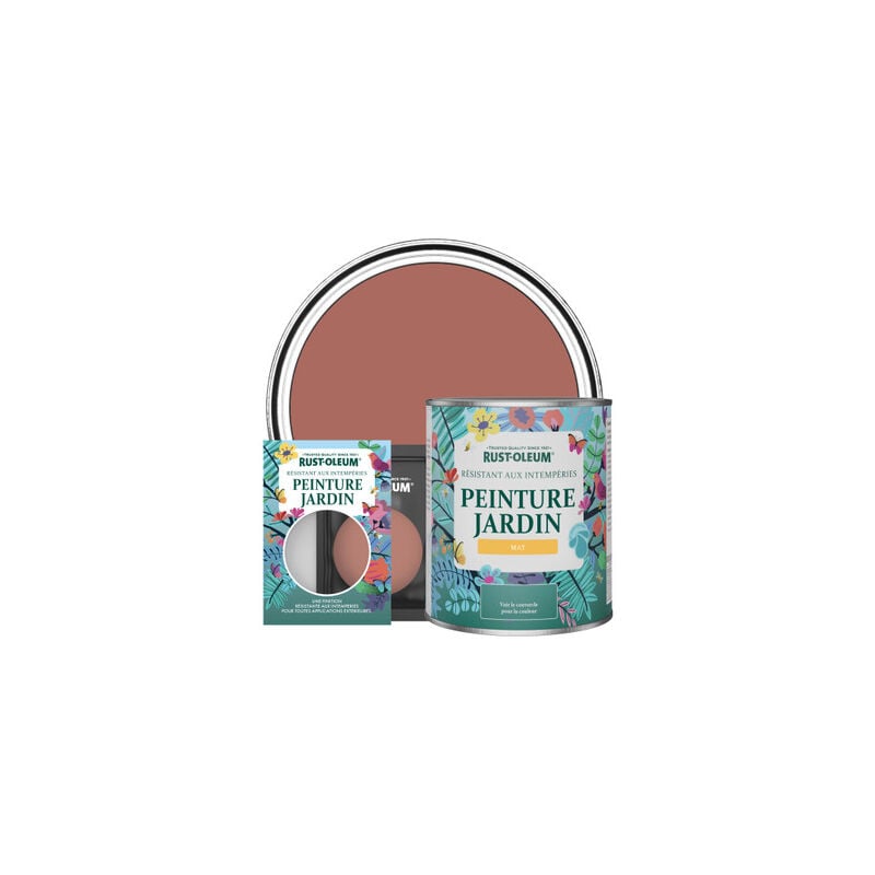 Peinture Jardin, Finition Mat - Saumon