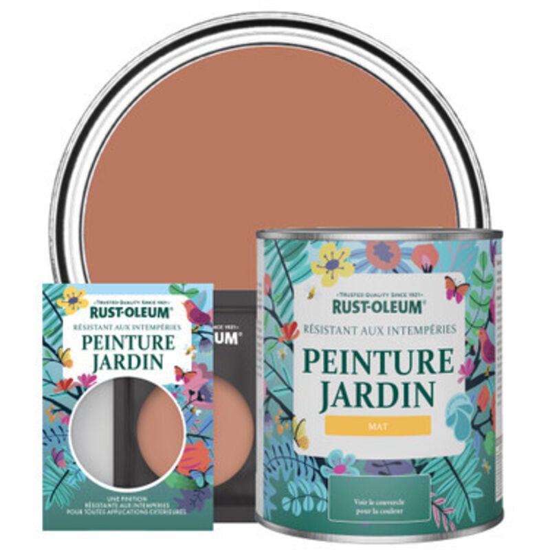 Peinture Jardin, Finition Mat- Sienne