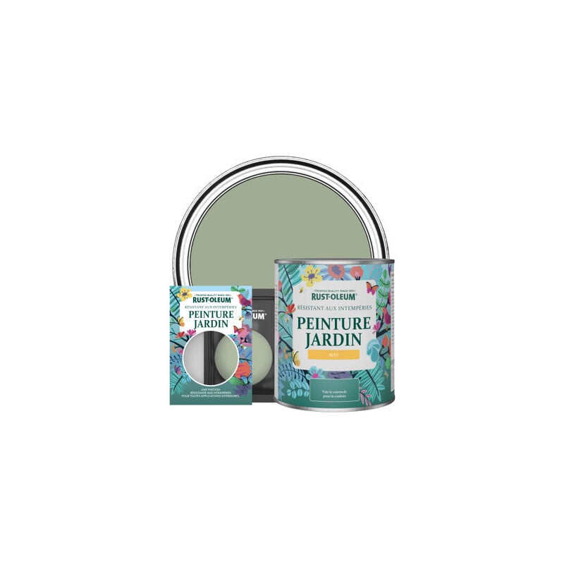 Peinture Jardin, Finition Mat - Vert Kaki