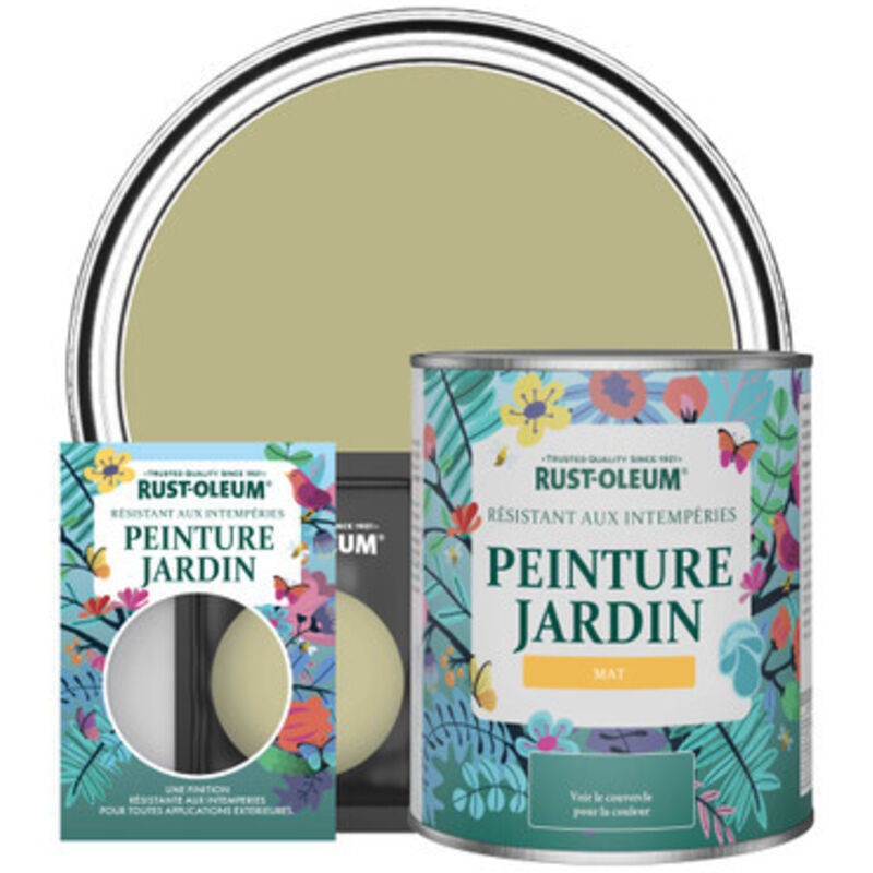 Peinture Jardin, Finition Mat- Vert Sauge