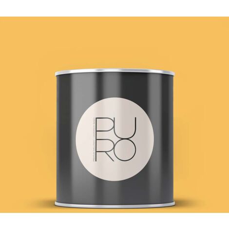 Peinture jaune orangé mat moderne et résistante Peinture satinée facile à appliquer Peinture PURO Premium C8005 5L
