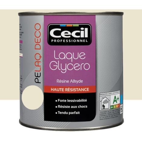 Peinture laque CÉCIL PELAQ DECO Satin Fleur de coton 0,5 L