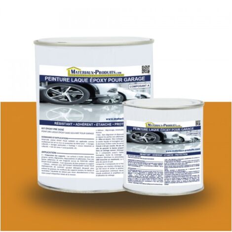 Peinture Laque Epoxy pour Garage - 1 Kg Orange - MATPRO