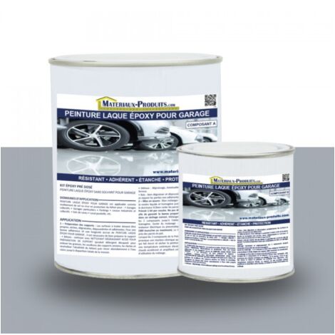 Peinture Laque Epoxy pour Garage - 20 Kg Utilisation professionnelle Gris béton - MATPRO