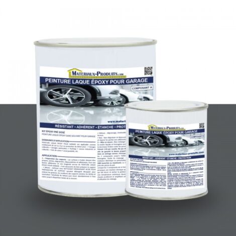 Peinture Laque Epoxy pour Garage - 2.5 Kg Gris ardoise - MATPRO