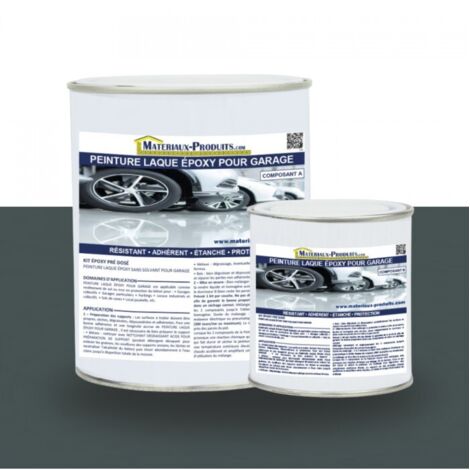 Peinture Laque Epoxy pour Garage - 5 Kg Gris anthracite - MATPRO