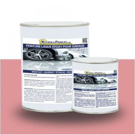 Peinture Laque Epoxy pour Garage - 5 Kg Rose - MATPRO
