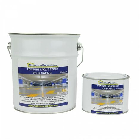Peinture Laque Epoxy pour Garage Transparent Cristal