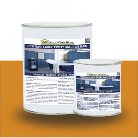 Peinture Laque Epoxy Salle de Bain - 1 Kg Orange - MATPRO