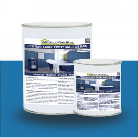 Peinture Laque Epoxy Salle de Bain - 5 Kg Bleu France - MATPRO
