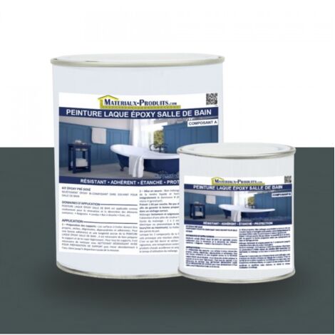 Peinture Laque Epoxy Salle de Bain - 5 Kg Gris anthracite - MATPRO