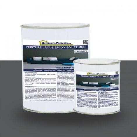 Peinture laque Epoxy Sol et Mur - 2.5 Kg Gris ardoise - MATPRO