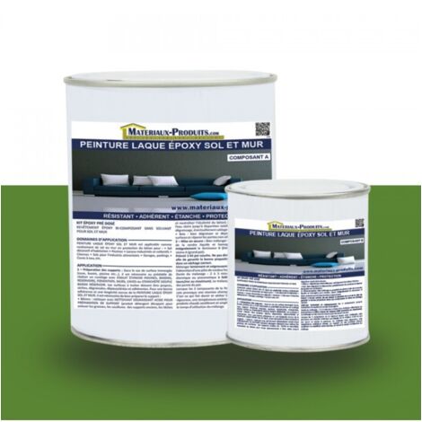 Peinture laque Epoxy Sol et Mur - 2.5 Kg Vert Gazon - MATPRO
