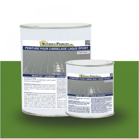 Peinture Laque Epoxy Spécial Carrelage - 5 Kg Vert Gazon - MATPRO