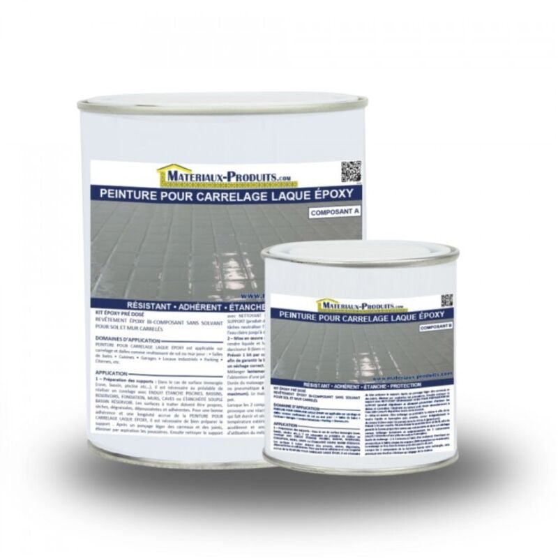Peinture Laque Epoxy Spécial Carrelage - 1 Kg Blanc - MATPRO