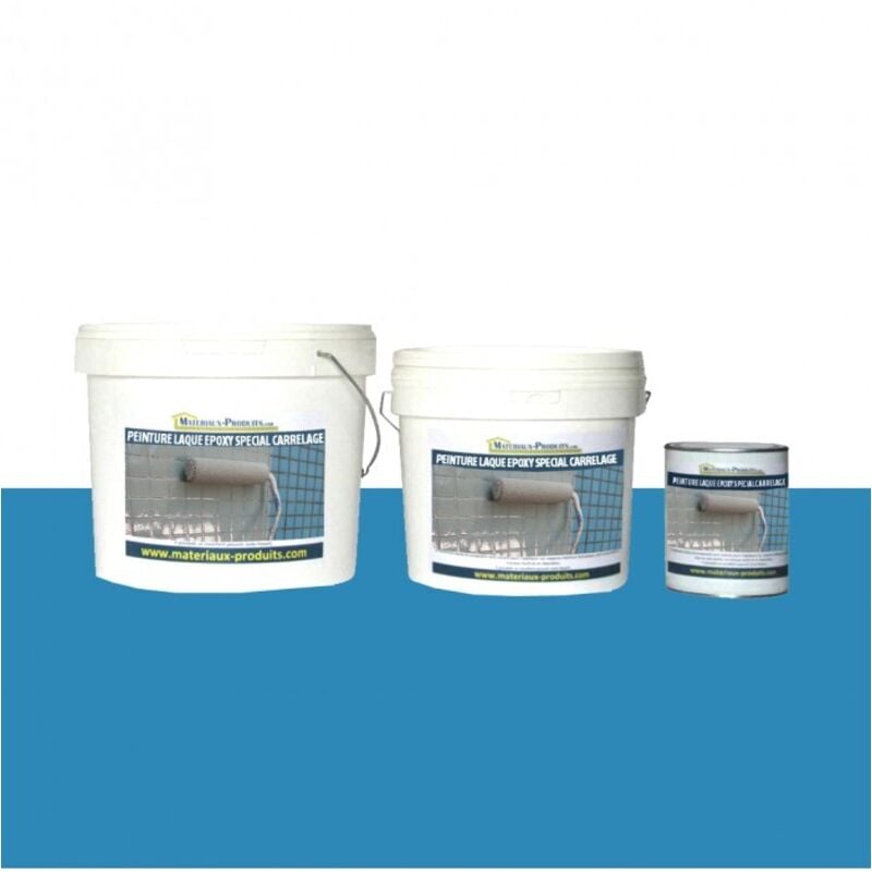 Matpro - Peinture Laque Epoxy Spécial Carrelage - 1 Kg Bleu France
